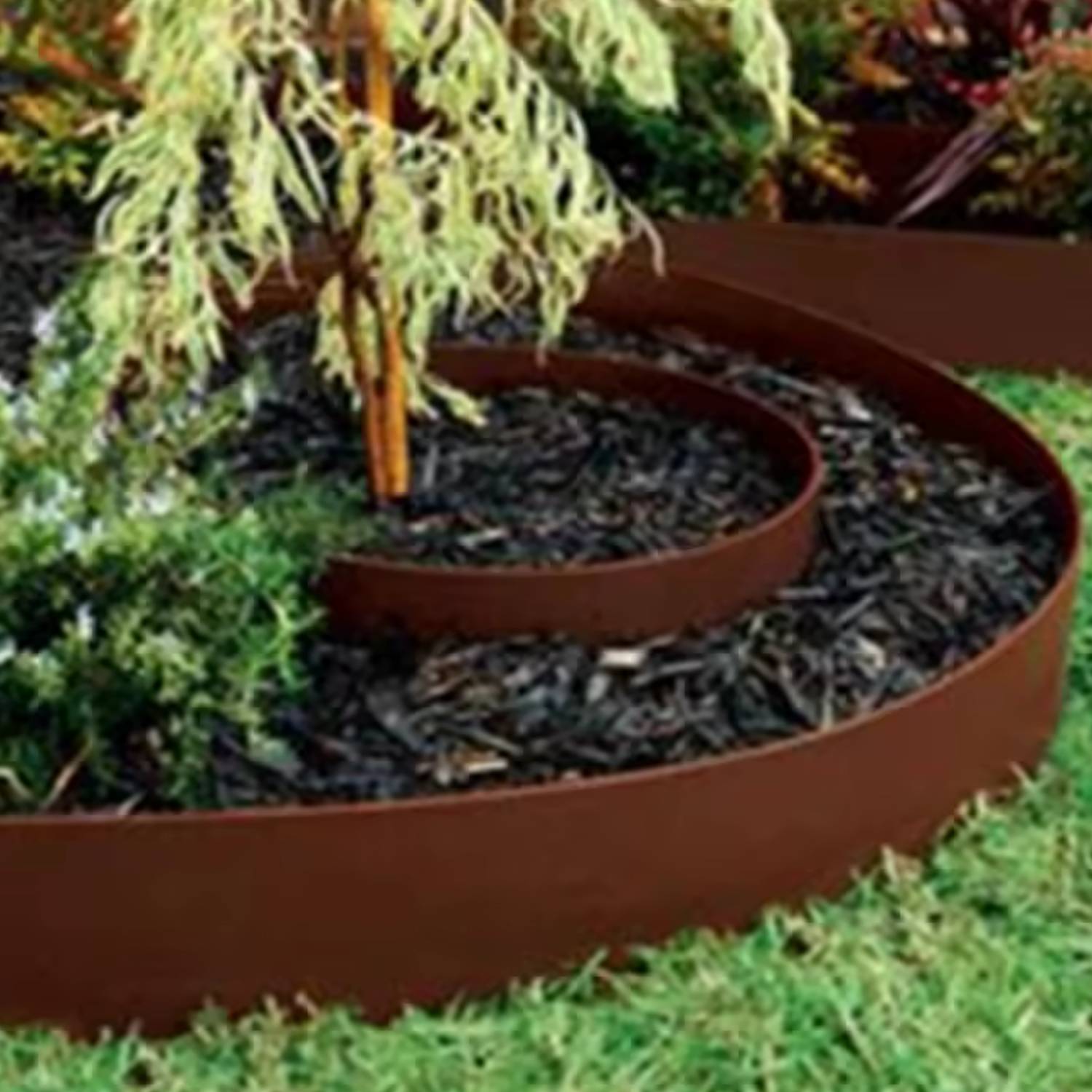best rusty metal landscape edging