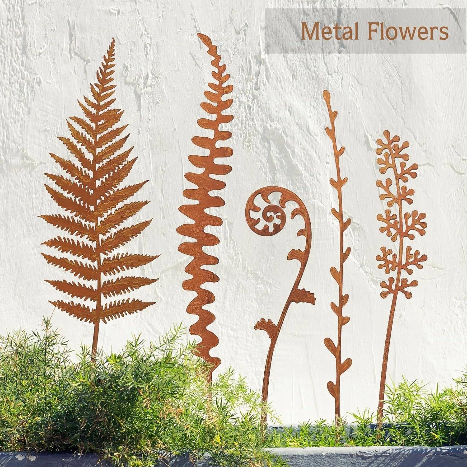 best corten steel garden flowers